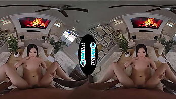 WETVR Small Tit Asian LuLu Chu Rides Big VR Dick